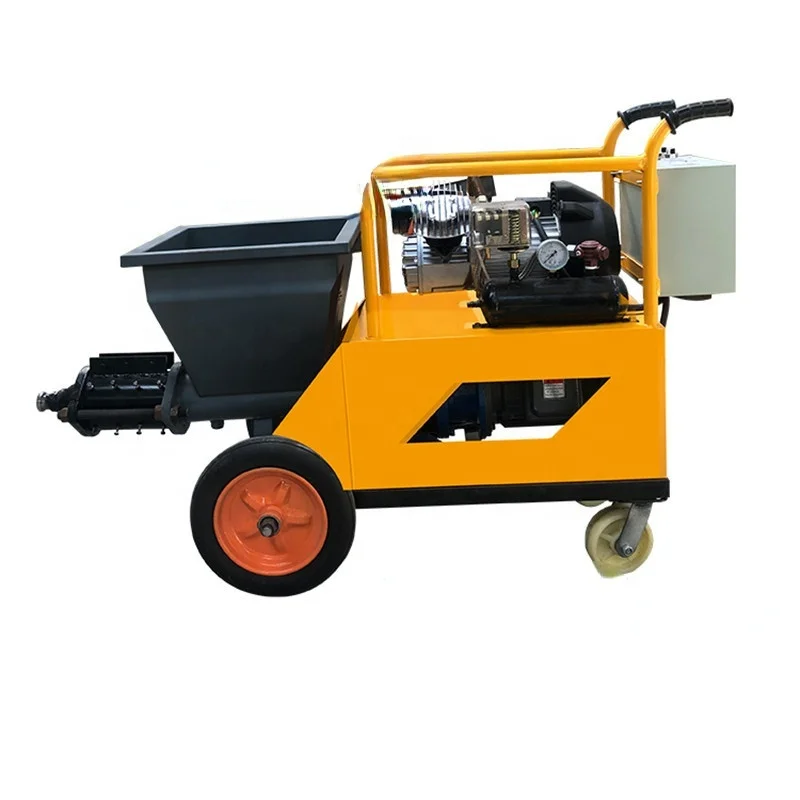 High Efficiency Mortar Plastering Spraying Spray Machine Paint Spray Concrete Plaster Machine Cement Sprayer Machine