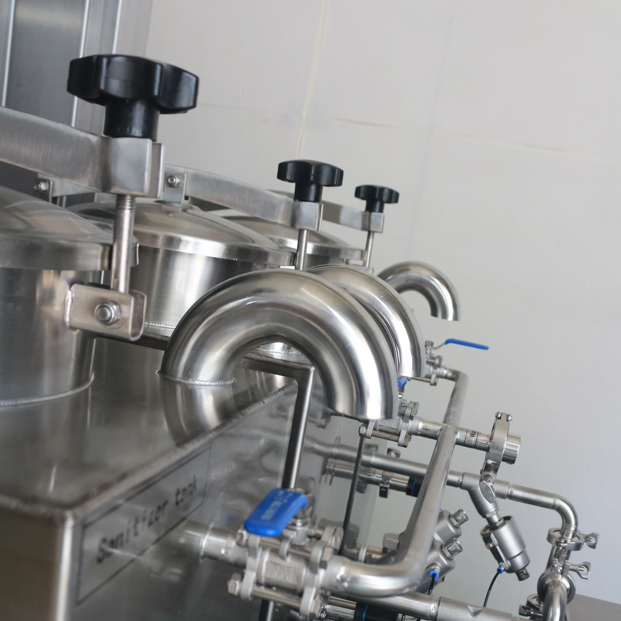 Double station beer Keg washing machine with 3 tanks