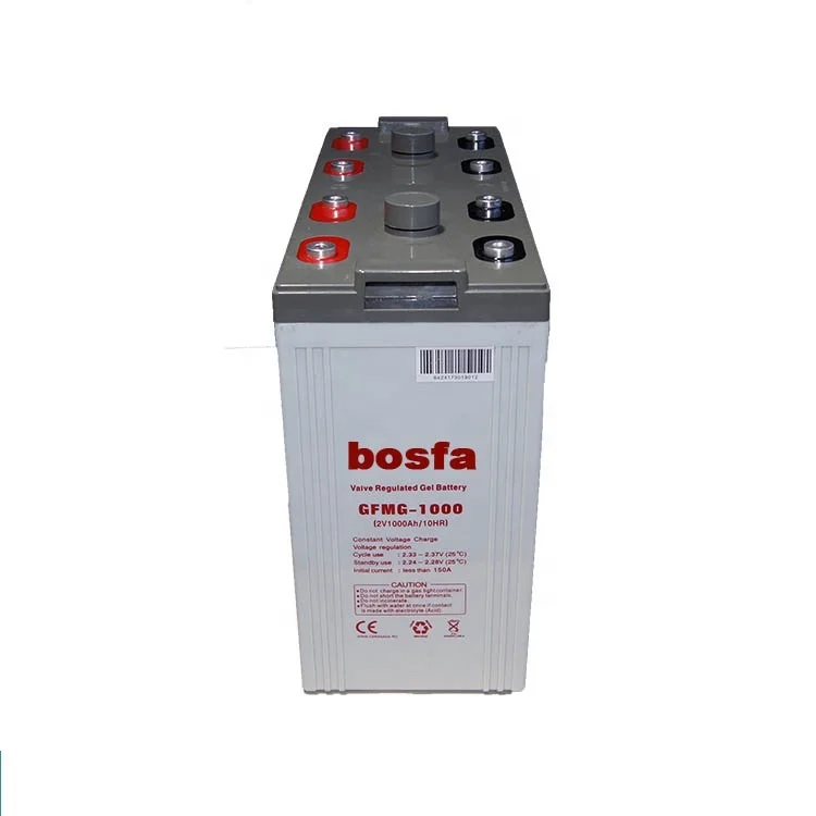 GFMG-1000 lead acid agm batterie 2v 1000ah deep cycle gel battery for telecom ups solar system