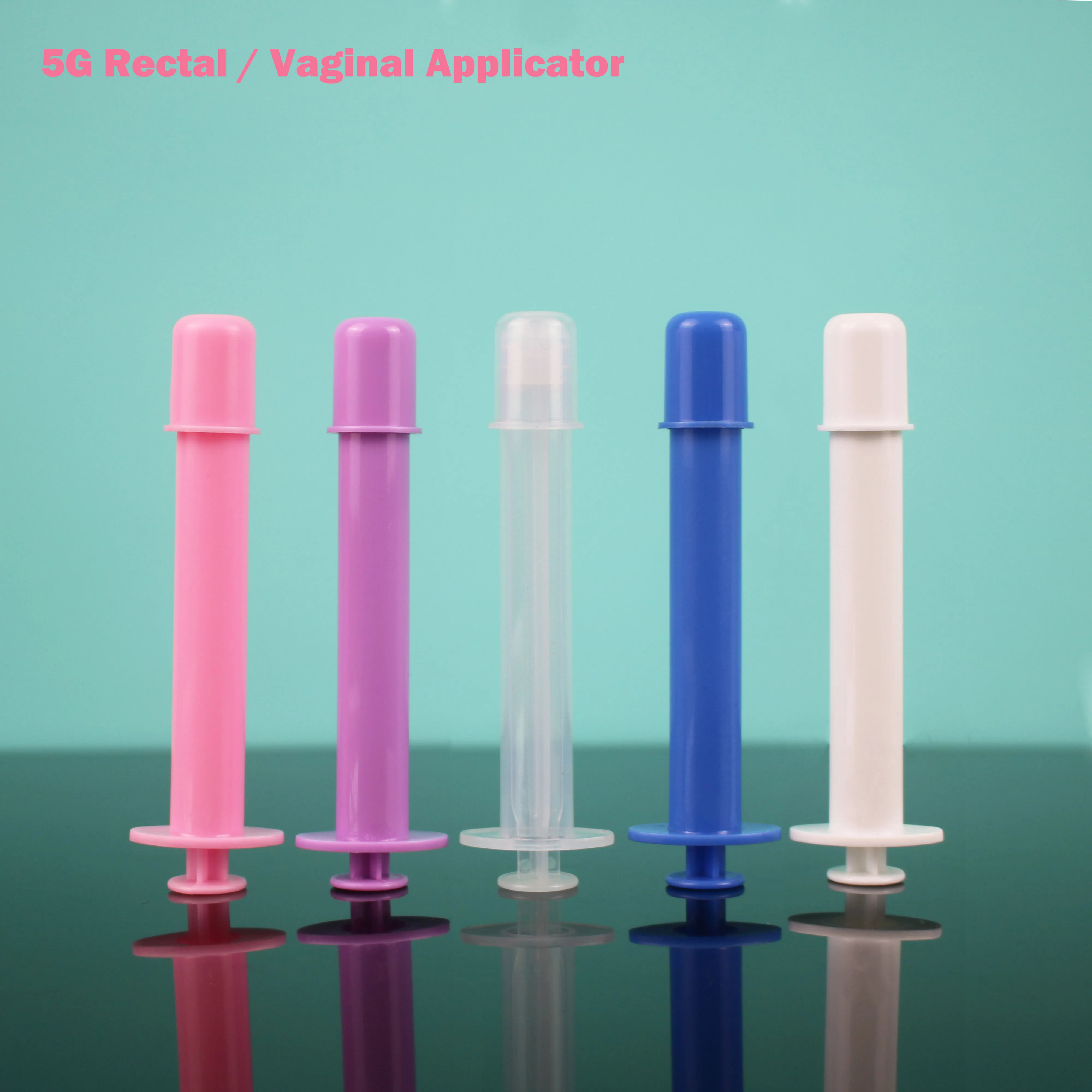 
hot selling 3g 5g disposable plastic vaginal applicator 