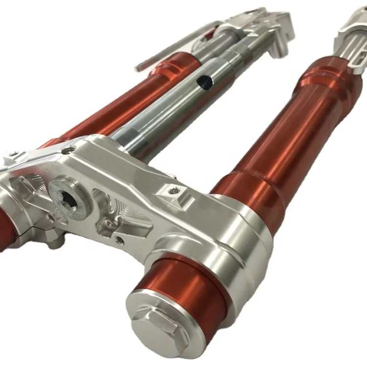 High Performance Motorcycle front fork shock absorber CNC customize  motorcycle front fork for sale