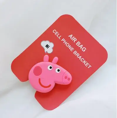 
Factory cartoon soft cute mobile phone holder stand air cushion bracket accessories 