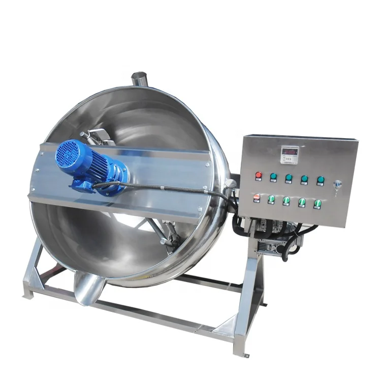 100 Litres stainless steel electrical steam jacket  cooking kettle cooker pot boiler