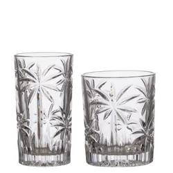 New Arrival Clear Elegant Cheap Handmade Pressed Highball Stemless Wine Glass Tumbler