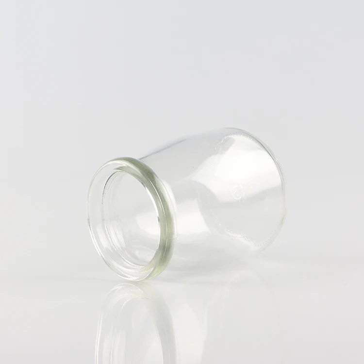 100ml 150ml pudding jam sauce candy storage glass jar with metal lids