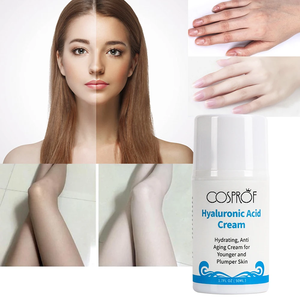 Private Label Hyaluronic Acid Cream Moisturizing Lotion Whitening Cream For Body Face