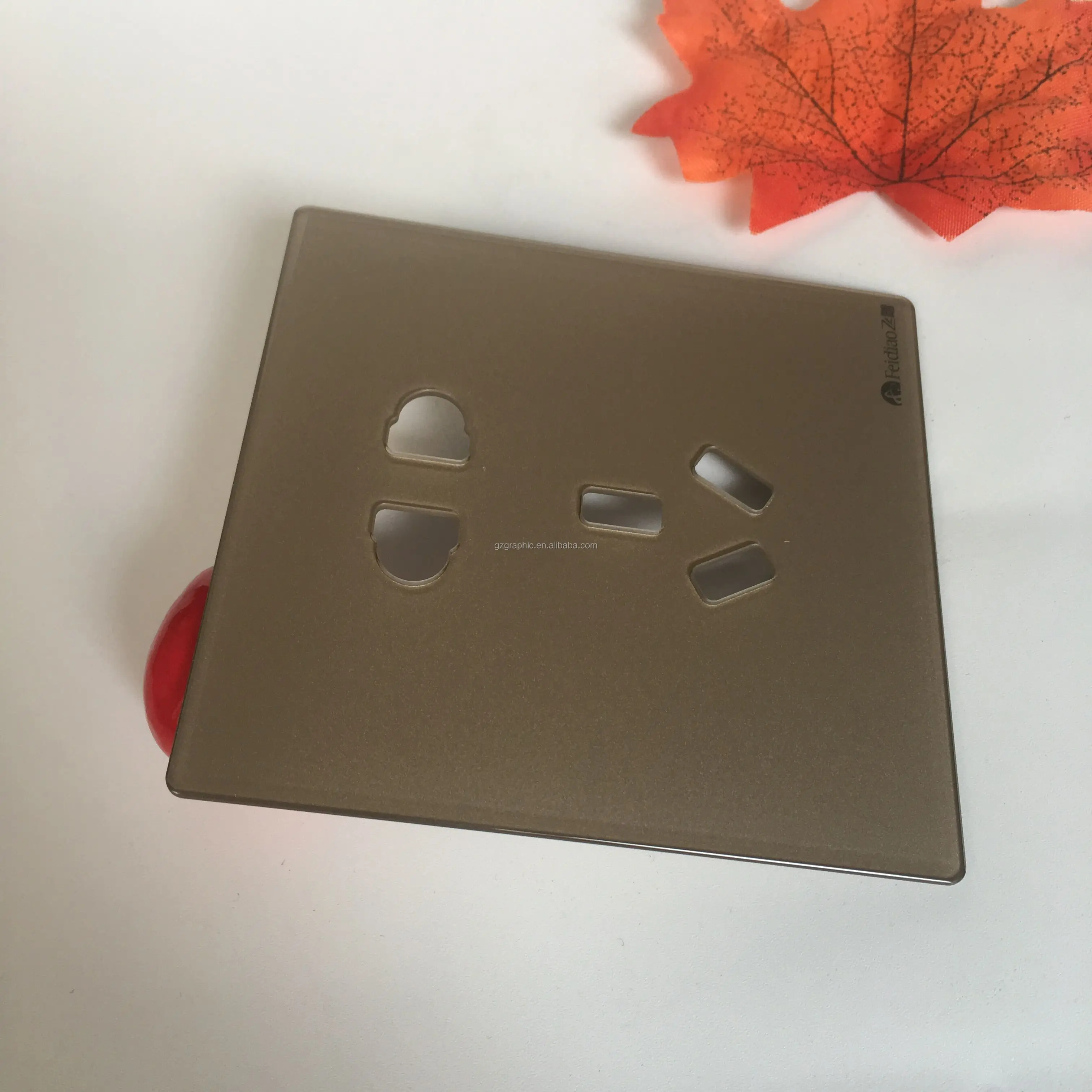 Clear Glass Switch Plates 86 Blank Switch Panel Toughened Glass For Switches And Sockets
