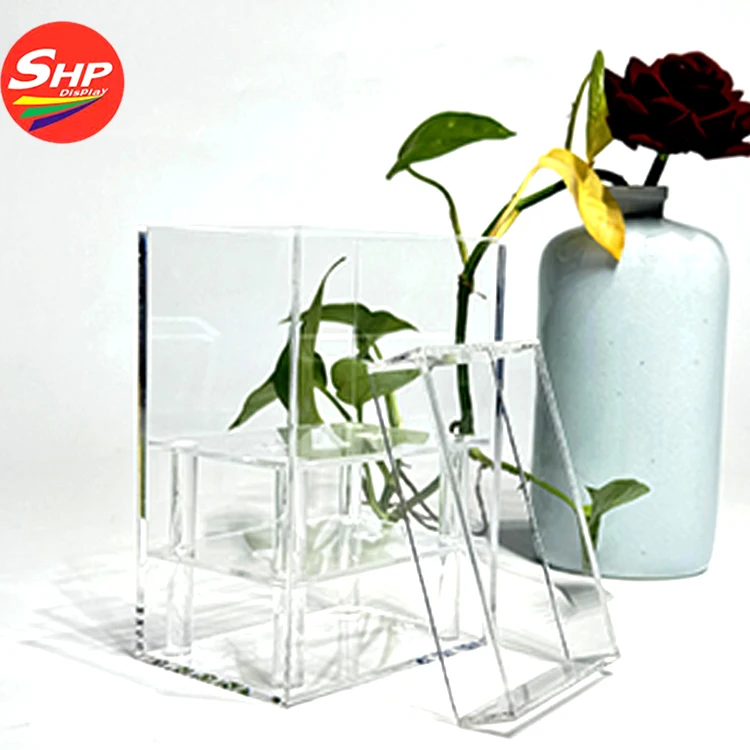 SHP Ultraviolet-Proof Wedding Everlasting Roses In Acrylic New Style Preserved Real Rose Forever In Acrylic  Gifts Box