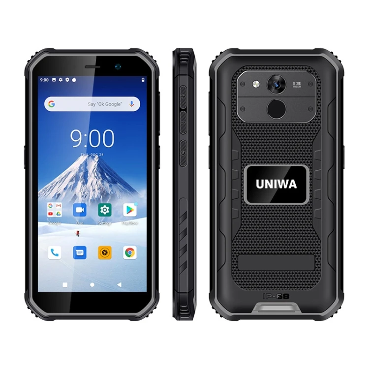 New 5.5 inch Android 10.0  UNIWA F963 Rugged Phone 3GB+32GB Quad Core up to 1.25GHz Mobile Phone