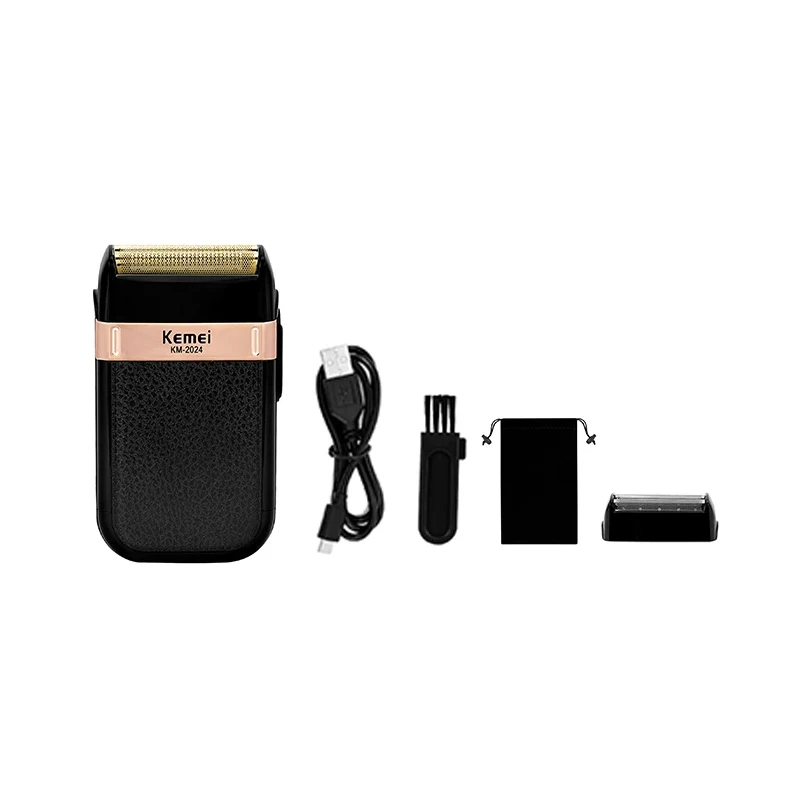 Safety Hot Washable Classic Body Mini USB Rechargeable Men s Electric Shaver Reciprocating Double Blade Shaver Beard Trimmer