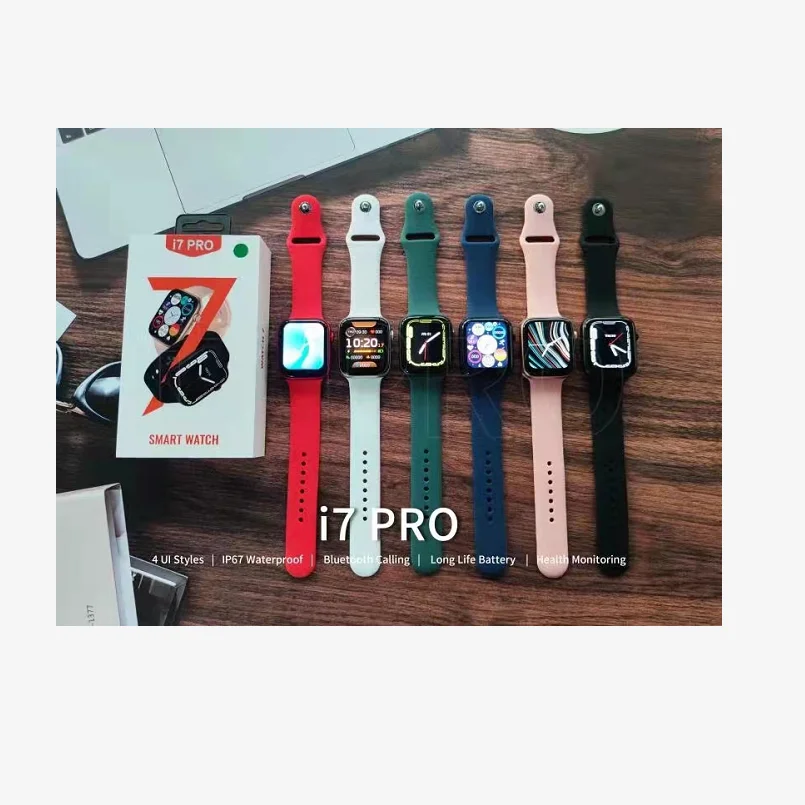 Series 7 cheaper price  i7pro smart watch 4 games IP67 Heart rate blood pressure fitness smart watch i7pro M36plus DT100pro max