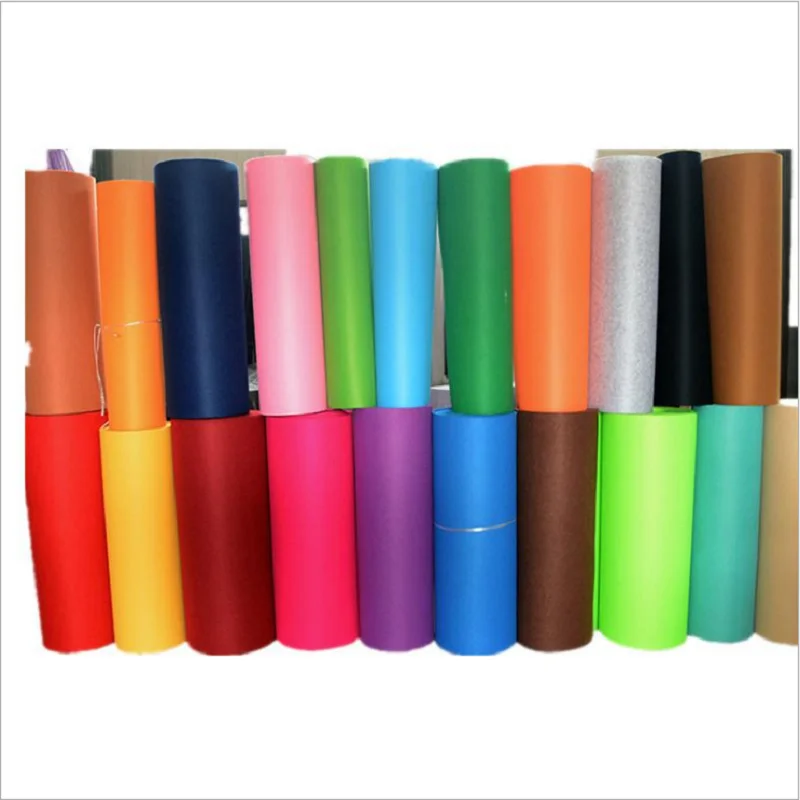 High density construction use black non woven polyester felt fabric
