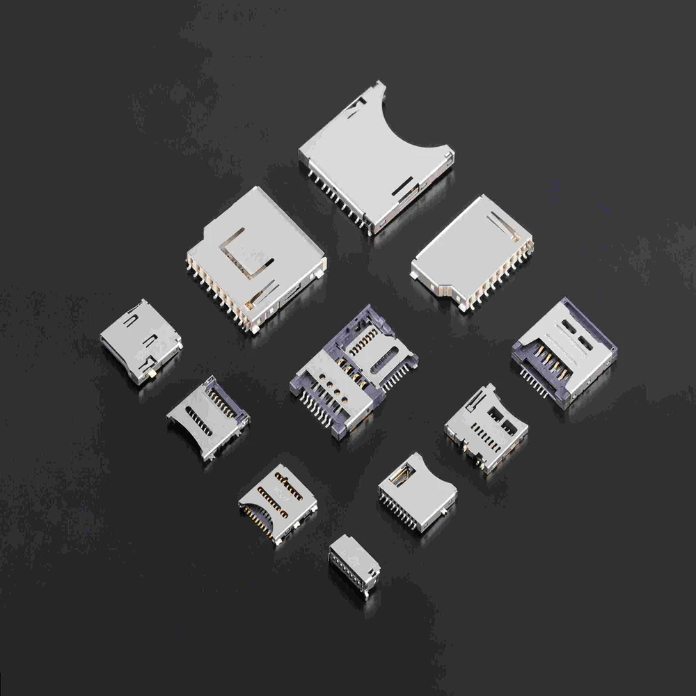 MUP-M618  2 in 1 6pin SIM+8pin TF card holder connector