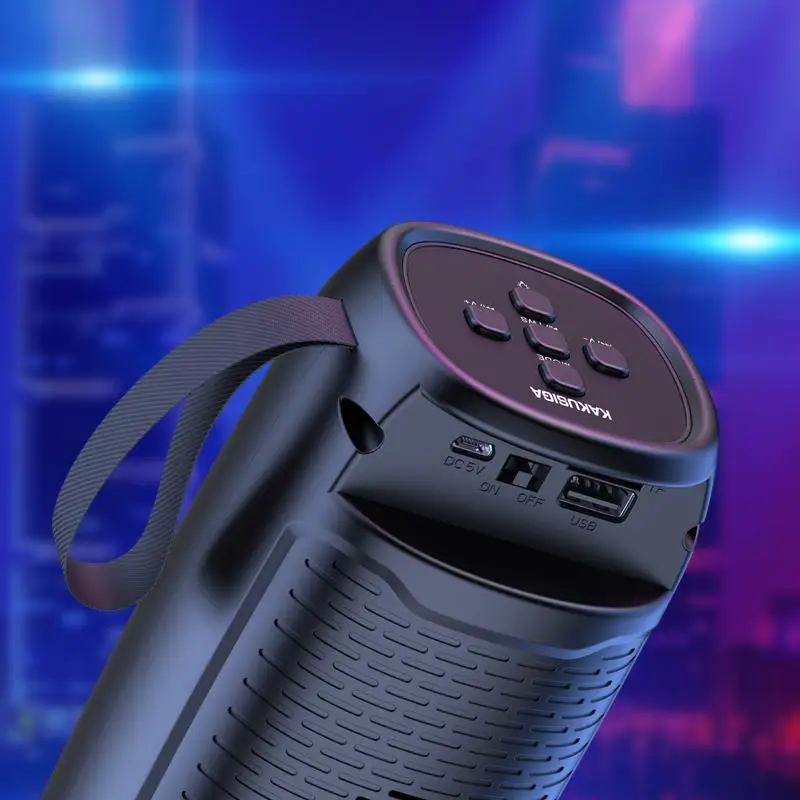 KAKUSIGA Wireless  Speaker Colorful lighting effect listening to music is more exciting TWS interconnectionSmall and light