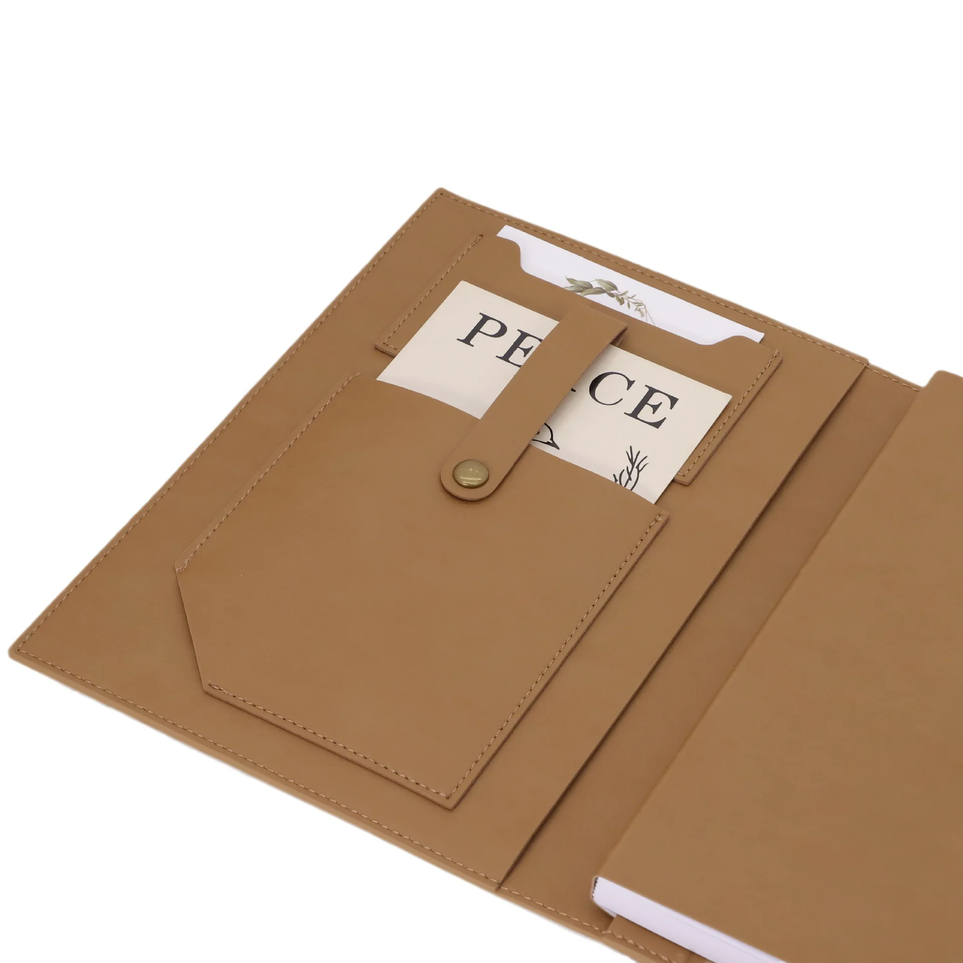 SY149 High Quality Cleaning Leather Portfolio File Folder File Folder Organizer For File Folder Bag