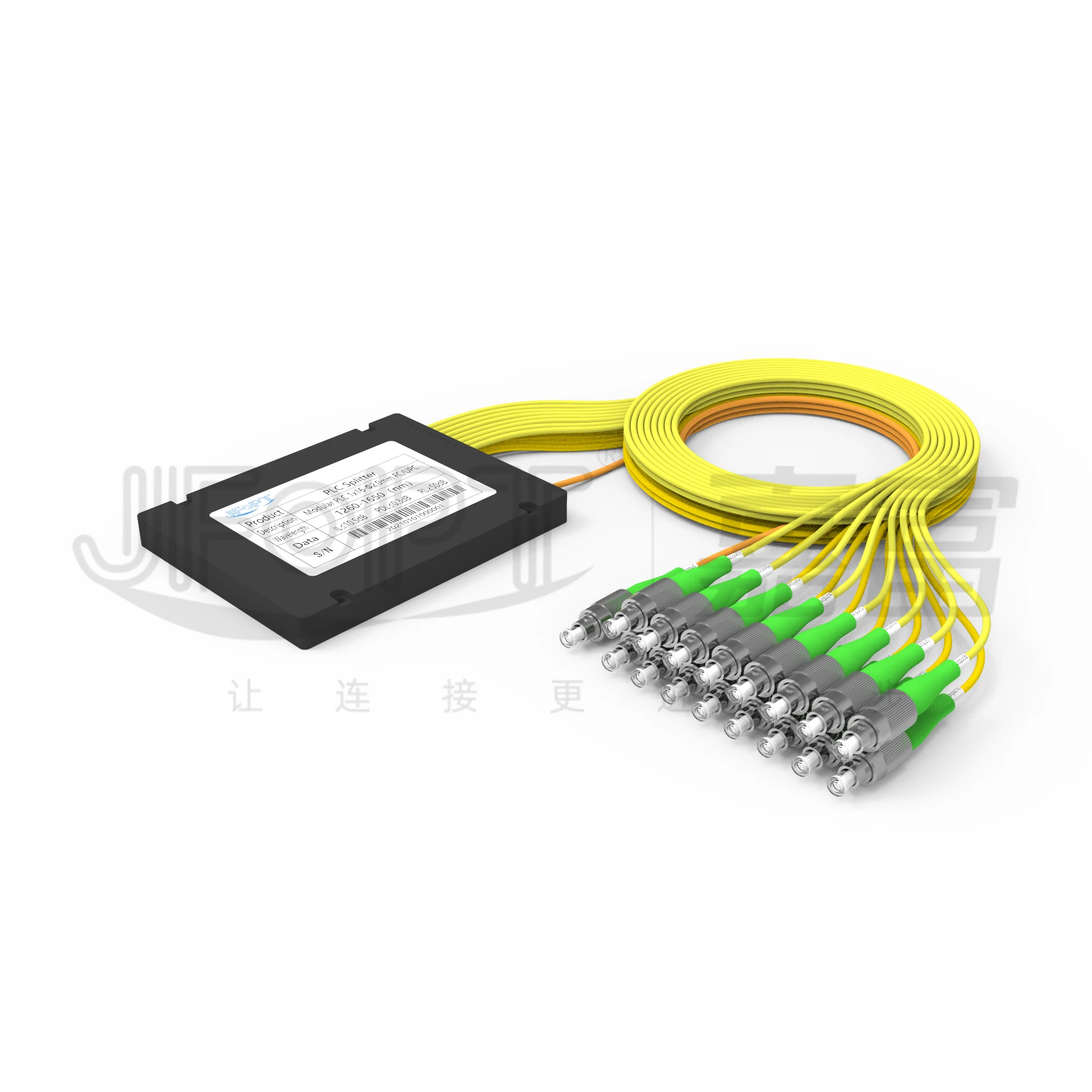  Оптовая продажа с завода высококачественный оптический сплиттер 1x16 PLC ABS Тип 2 0/3 0 мм диаметр волоконно-оптический низким уровнем