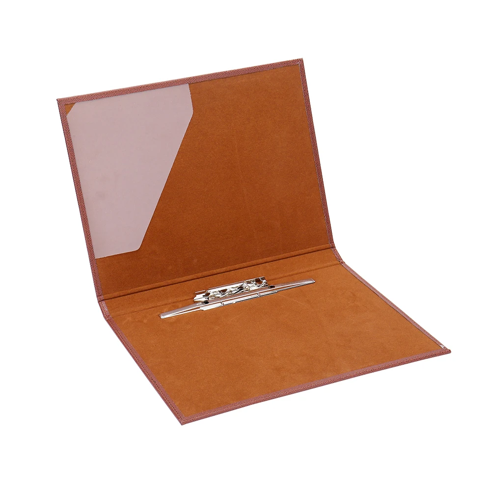Wholesales Factory Price Conference Folders Custom Embossed Logo File Folder a4 Pu Leather Portfolio Folder