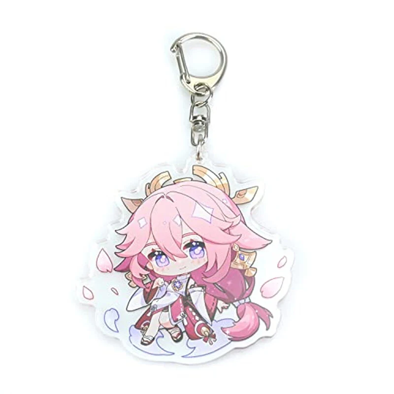 Customized production of UV printed high-end acrylic keychains at the source factory