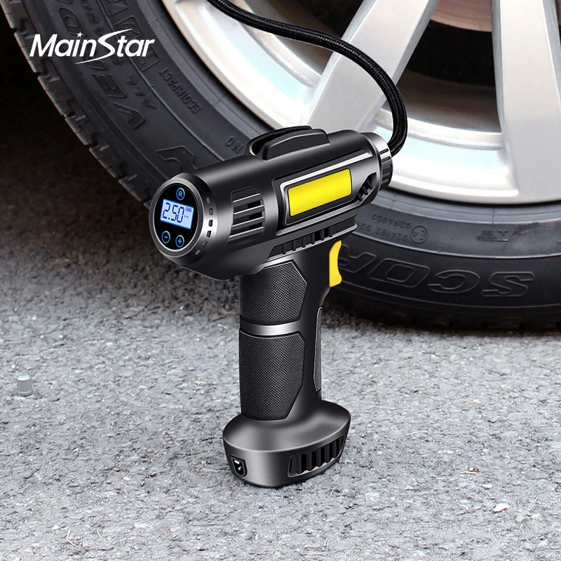 Wireless 12v Tire Inflator Digital Automatic Tire Inflators Portable Mini Cordless Air Pump Car Air Compressor for Car
