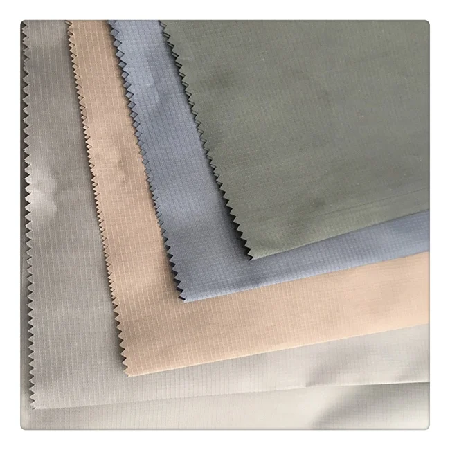 Waterproof 210T Ripstop Bag Lining Polyester Taffeta Fabric Backpack Luggage Fabric