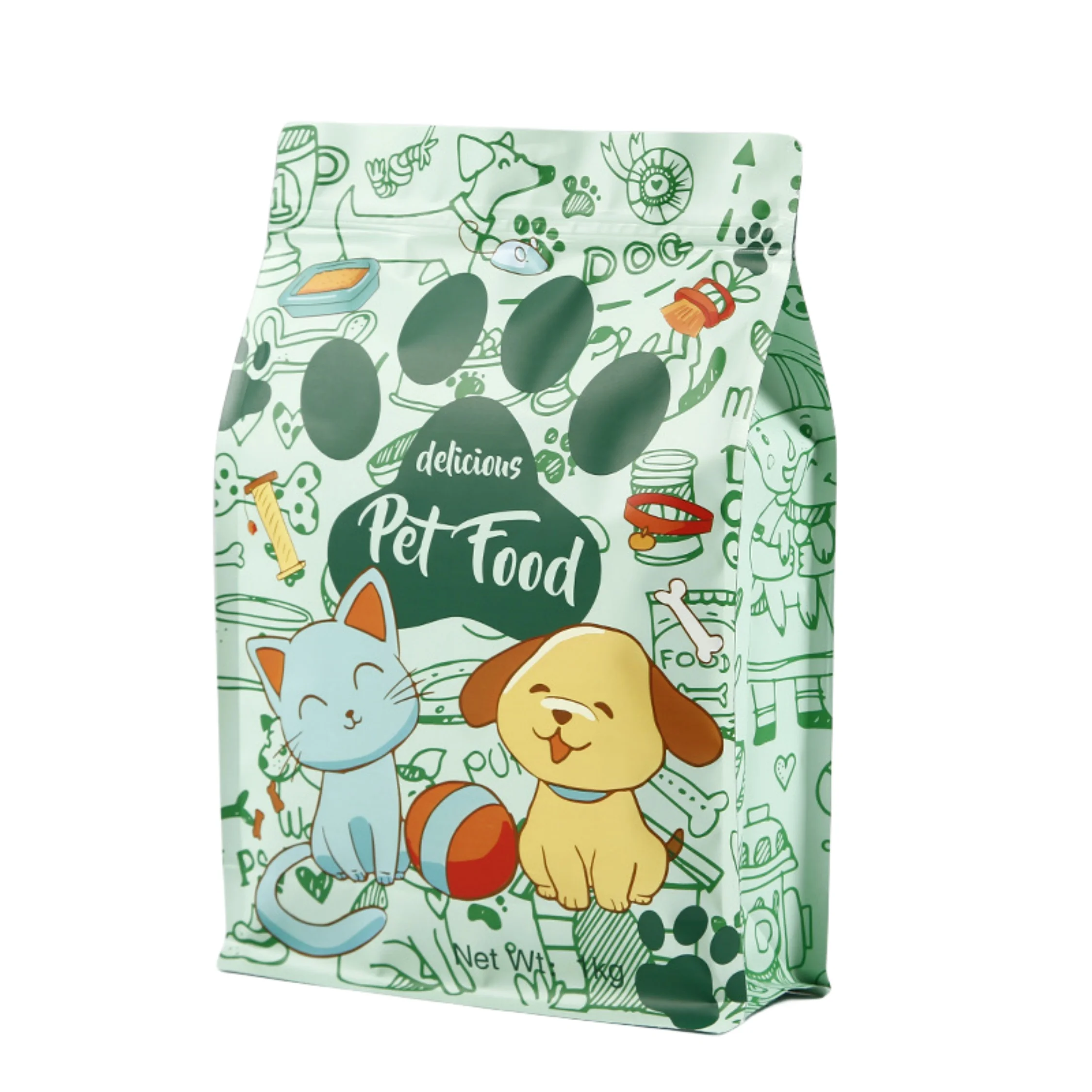 Plastic Vacuum Bags for Frozen Fish Meat Cheese Beef Chicken Food Products Packaging Stand up Barrier Pouch with Logo Heat Seal