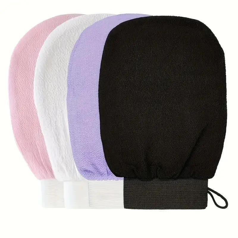 Popular Hot Sale 150D Single Viscose Exfoliating Bath Glove Adult Baby Bath Brushes Sponges