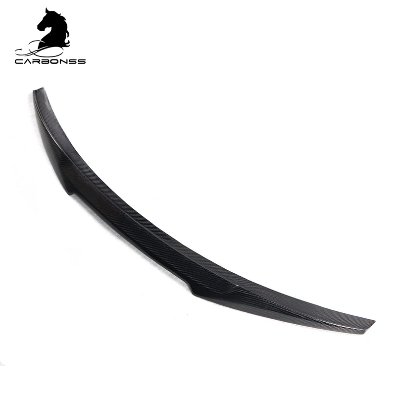 Carbon Fiber M4 style Rear Trunk Lip Spoiler Wing Upgrade Car Body Kit For BMW 3 Series E92 2006-2013