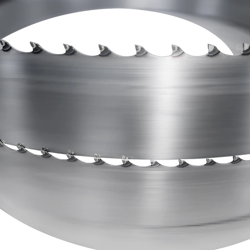 0.9-1.25mm Thickness Sawmill Woodworking Frame Saw Blade For MJ3210AZ Band Saw Machine