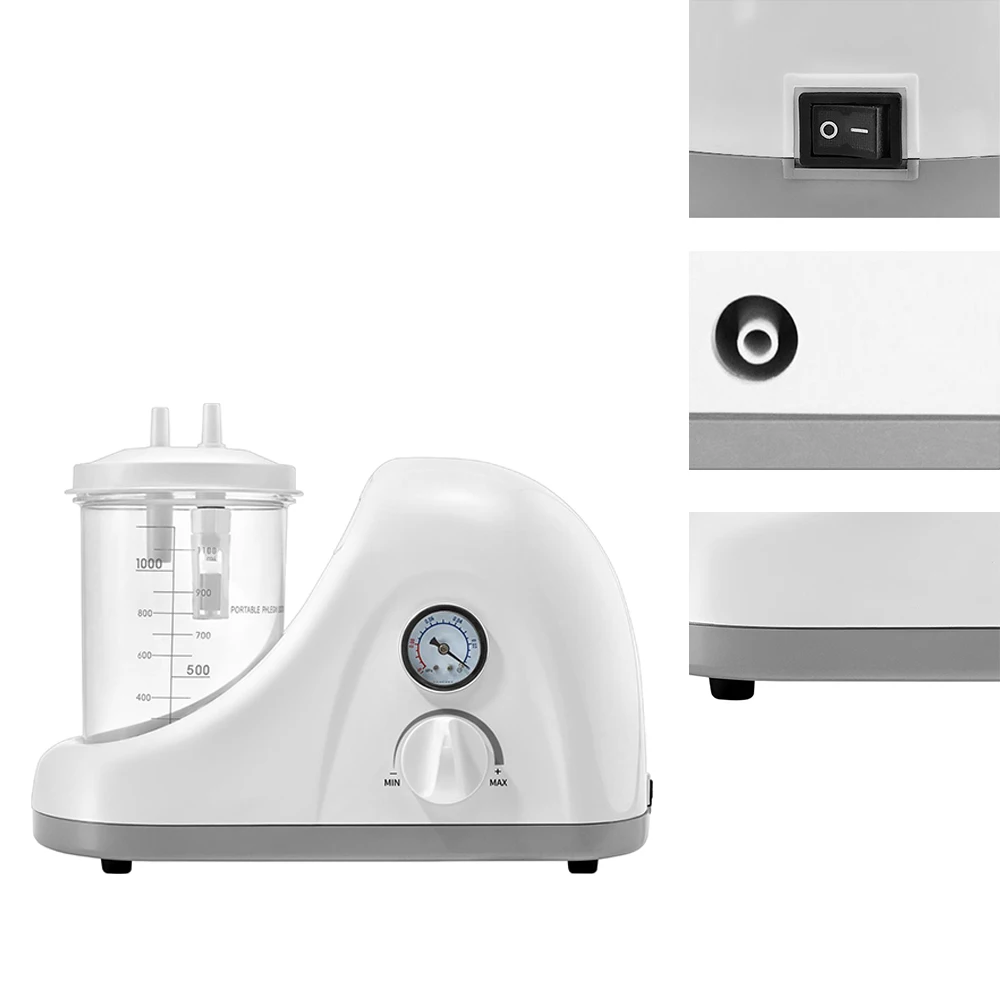 Hot sale Medical Sputum Suction 1L Bottle Hospital Electric sputum suction device