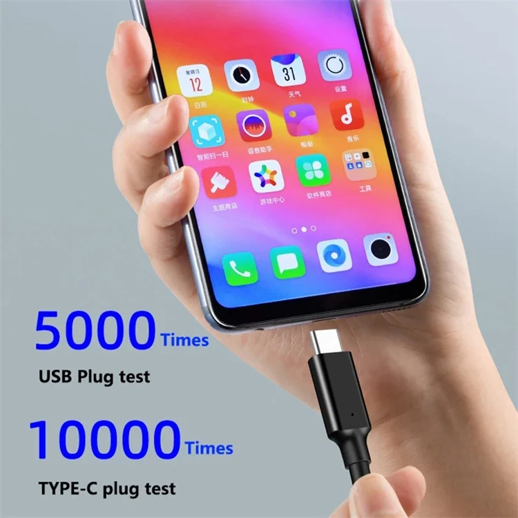 10Gbps USB3.2 to USB Type C SuperSpeed Data Cable for SSD M2 Enclosure NVME M2 3A Fast Charging Type C Cable For Samsung Xiaomi