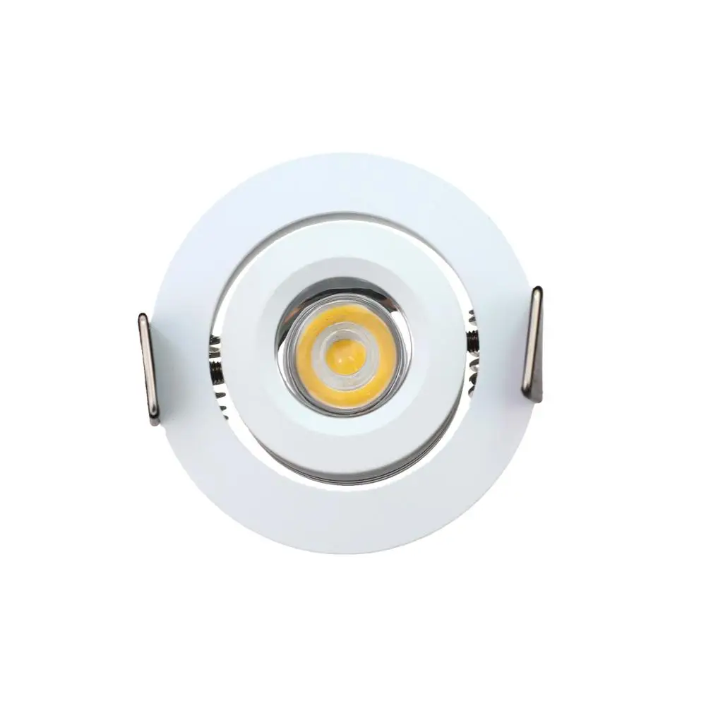 
Hot Sale Anti Glare Aluminum 12V 3W Adjustable Recessed Led Ceiling Downlight 