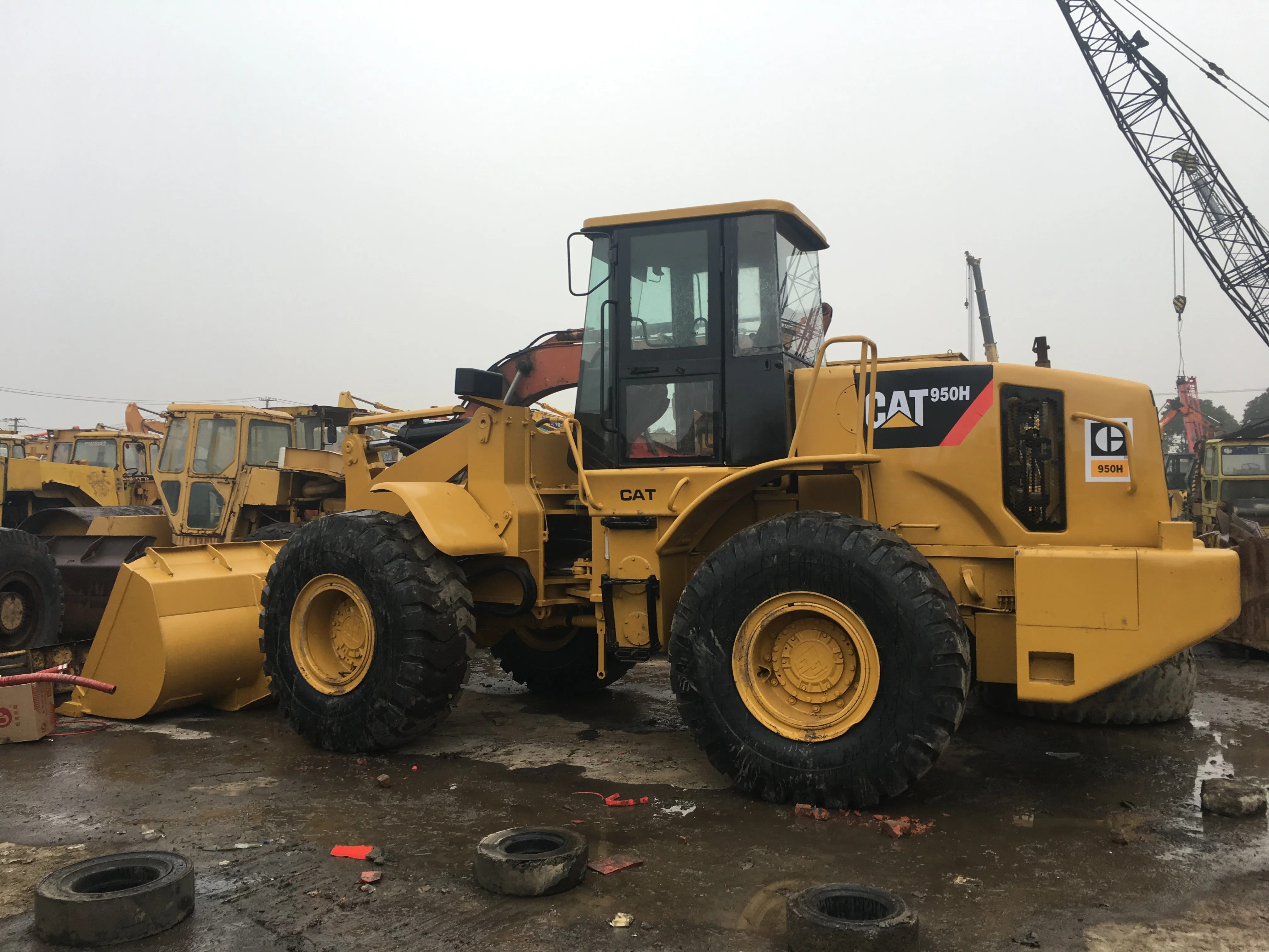 Подержанный погрузчик CAT 950h 950G 950F 950E 950B 950GC 950D гусеничная техника строительное тяжелое оборудование