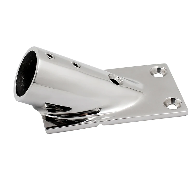 High quality 316 sailboat sail boating accessories rectangular base 30 degree stainless steel marine hardware