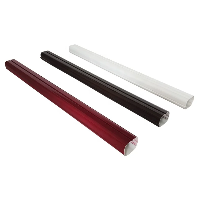 Outdoor ac pipe straight duct channel decorative PVC line cover kit for split air conditioning spare parts
