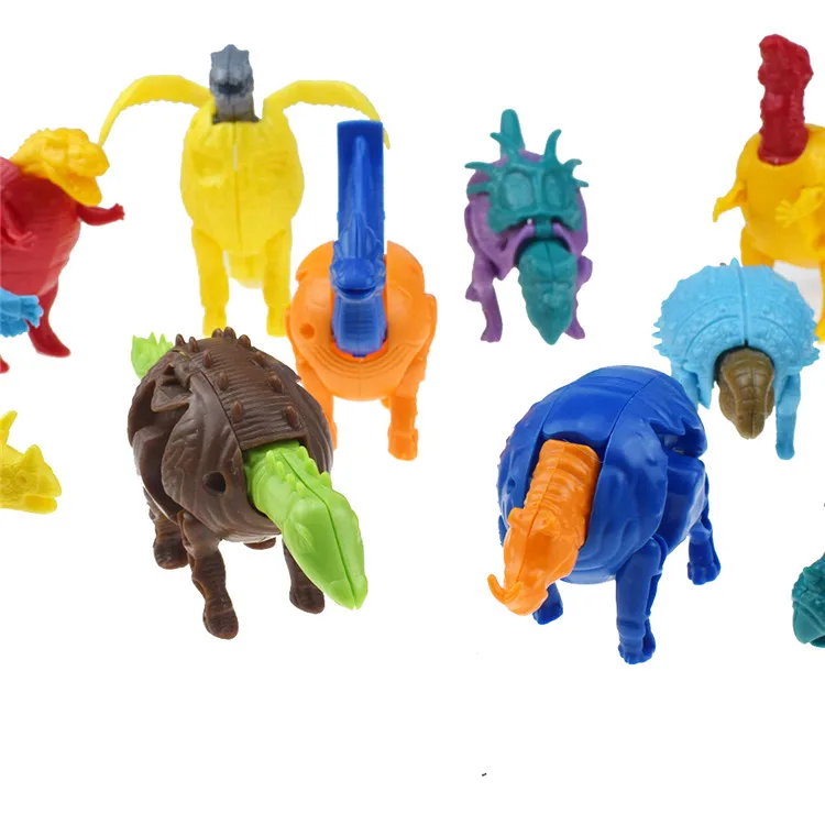 Рекламные 12 видов стилей Пластиковые деформации яйцо динозавра игрушки животных витой яйцо игрушки Обучающие игрушки для детей