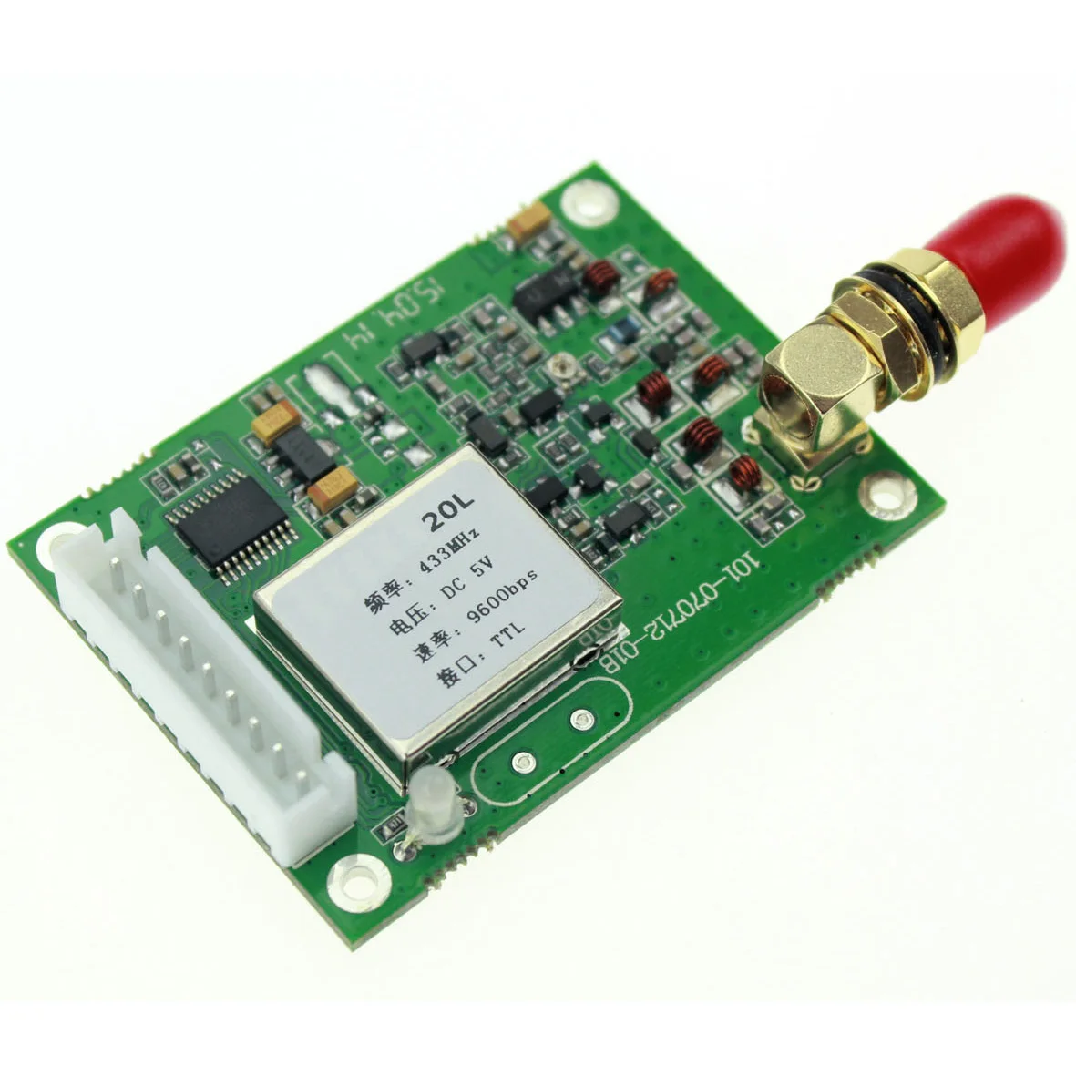3KM Distance Wireless Data Transceiver Radio RS232/485 RF Module, Wireless GFSK RF Transmitter & Receiver Module for AMR/POS