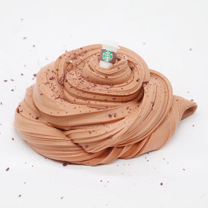 200ml Hot sales DIY Cotton foam clay slime mud for kids 3D air dry modeling clay slime Toy