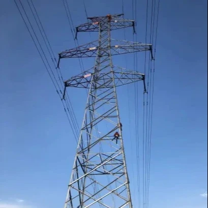 Hot Selling Hot Dip Galvanization Transmission steel Tower Electric Power Transmission Tower