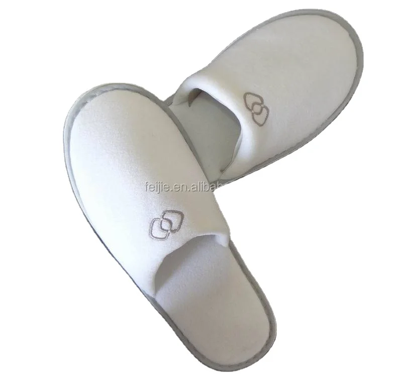 5-звездочные 100% хлопковые одноразовые бархатные Тапочки для отеля с логотипом на заказ