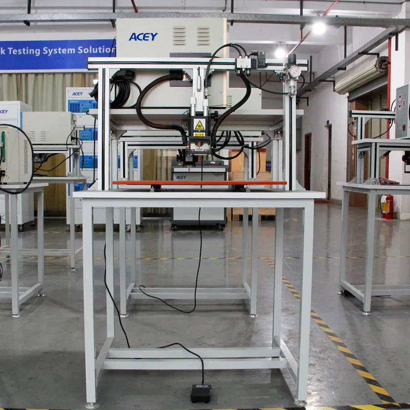 Lithium Ion Battery Pack Welding Machine 18650 21700 26650 32700 Gantry Manual Spot Welding Machine For Lithium Ion Battery