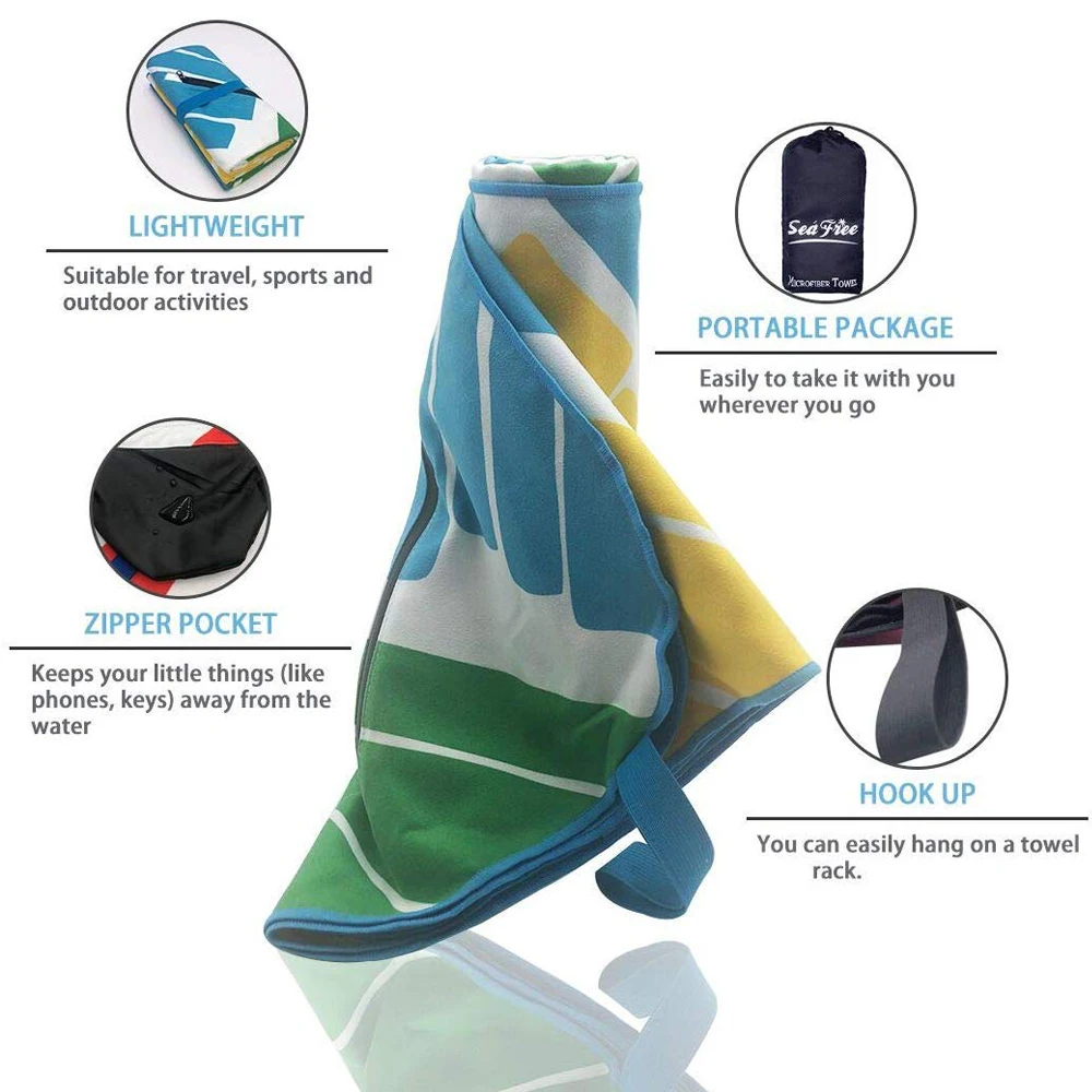 Prima toallas de playa rayas Precio Low microfiber -playa