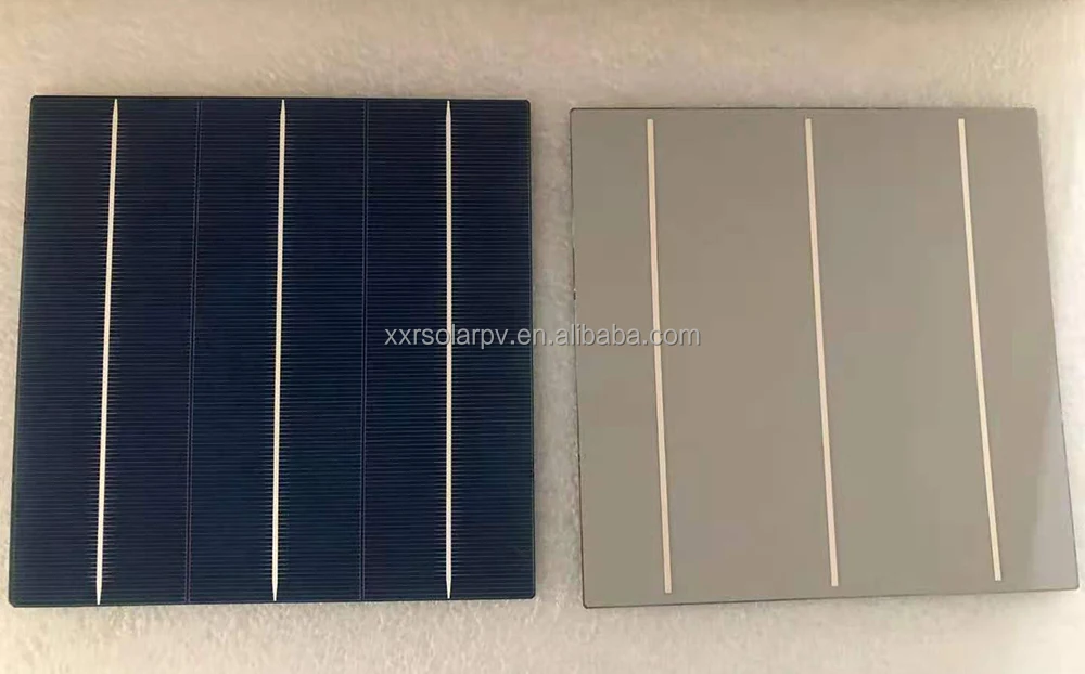 A Grade 158.75mm 3bb 21.3% 5.24w Monocrystalline Continuous Busbar Solar Cell Wholesale for DIY Solar Panel