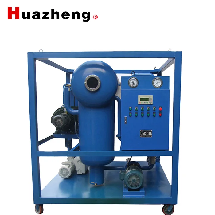 Электроизоляционная установка для очистки масла HuaZheng нефтяного фильтра оборудование
