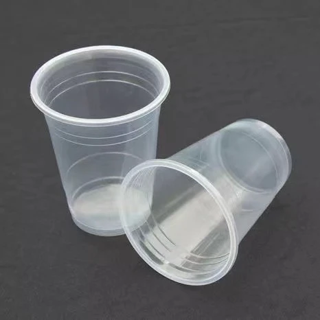 Высококачественные жесткие одноразовые прозрачные пластиковые чашки с купольными крышками