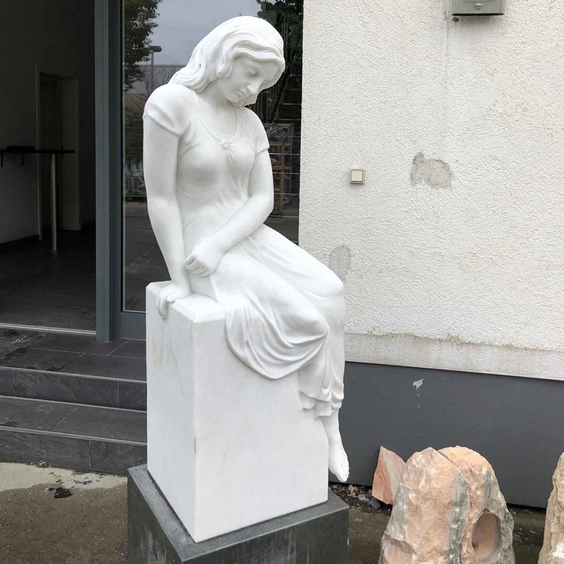 figure statue Outdoor Garden Decoration stone naked lady sculpture