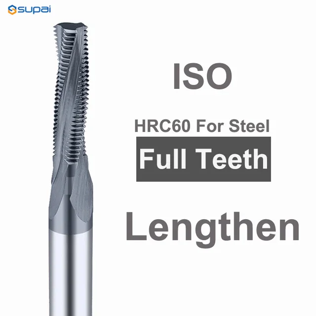 SUPAL CNC Fresa Custom 3/4/5 фреза твердосплавная резьба Концевая фрезерный инструмент