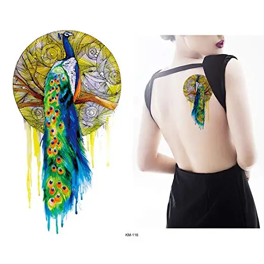 Eco-friendly Waterproof Custom White Sea Bear Head Temporary Tattoo Half Arm Extra Sleeve Bear Wolf For Men Shoulder Leg Sheet