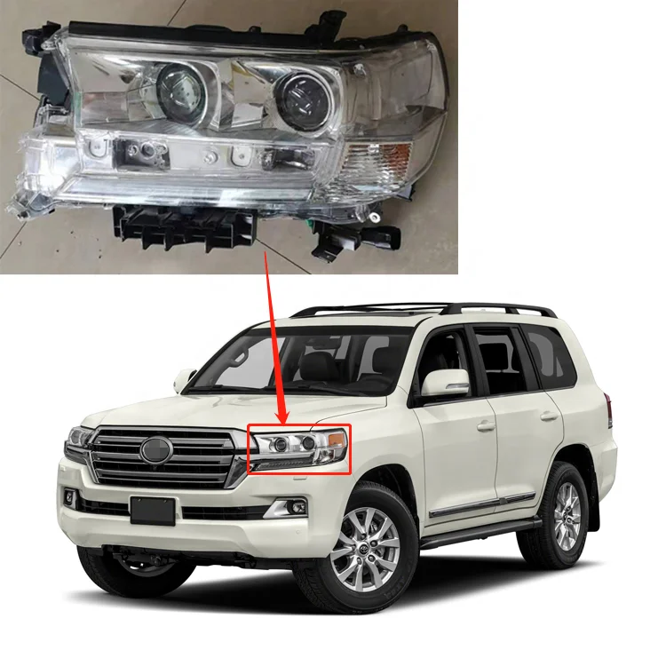 hot sale product 2023 car auto body parts headlamp long life headlight for Land Cruiser 2016 16-20 200 Series