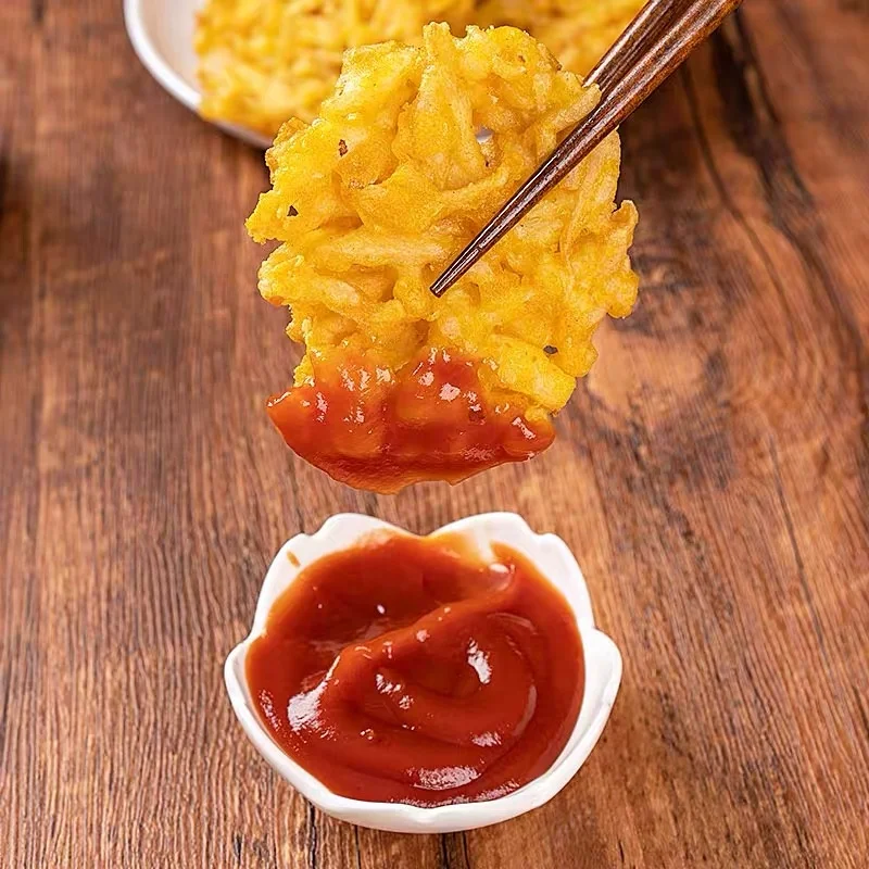 Honghu lotus root cake 300g 10pcs tea fried vegetarian quick-frozen semi-finished prefabricated dishes sold well