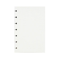 RINGNOTE B6 disc bound Refill paper 60 sheets budget planner for 2021 diary disc binding journal